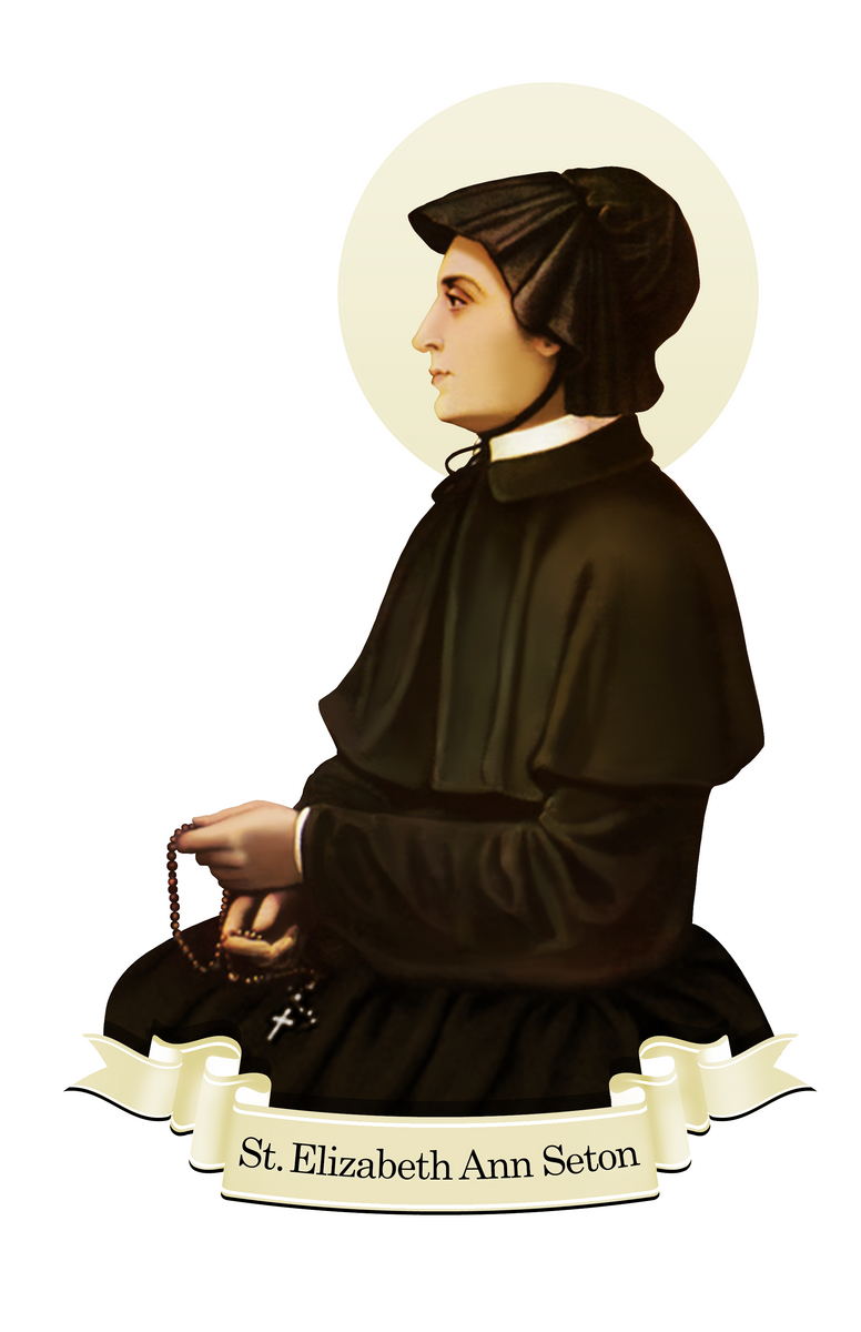 St. Elizabeth Ann Seton Decal Devout Decals