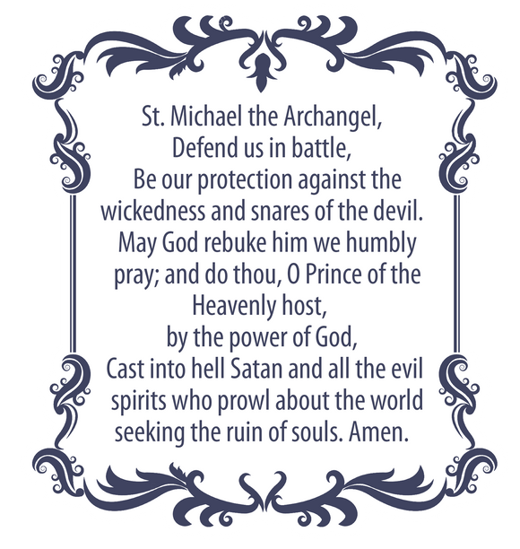 St. Michael the Archangel Prayer Decal