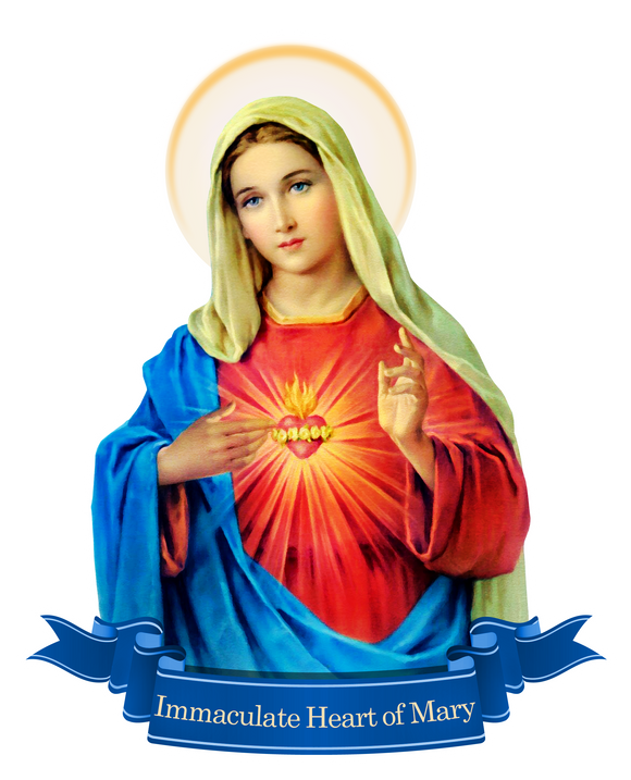 Immaculate Heart of Mary-Auto Decal