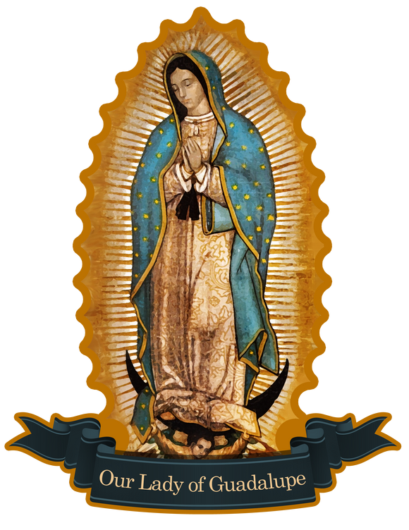 Our Lady of Guadalupe-Auto Decal