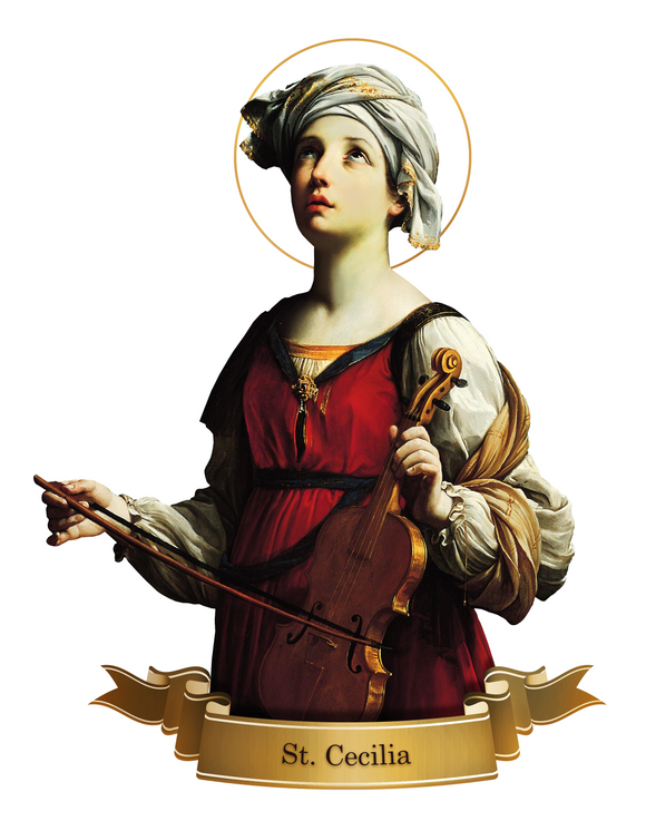 St. Cecilia-Auto decal