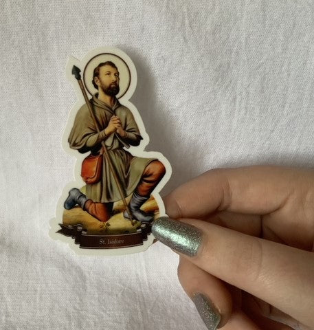 St. Isadore (The Farmer) Sticker