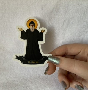 St. Sharbel Sticker