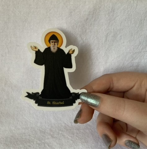 St. Sharbel Sticker