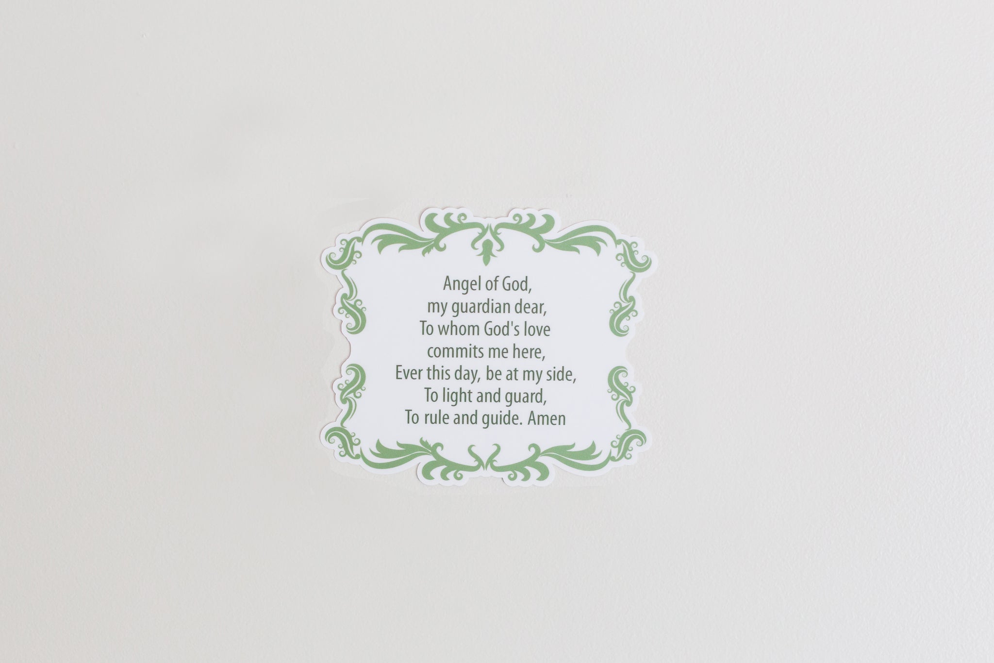 Guardian Angel Prayer Decal – Devout Decals, image size:2048x1366
