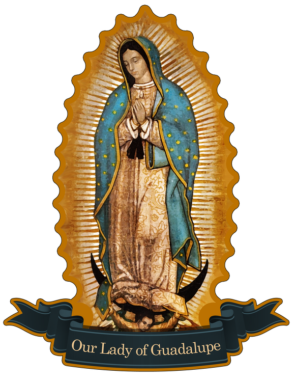 Our Lady of Guadalupe Decal