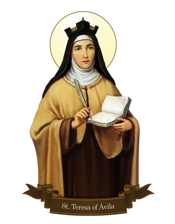 St. Teresa of Avila Decal