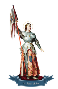 St. Joan of Arc Decal