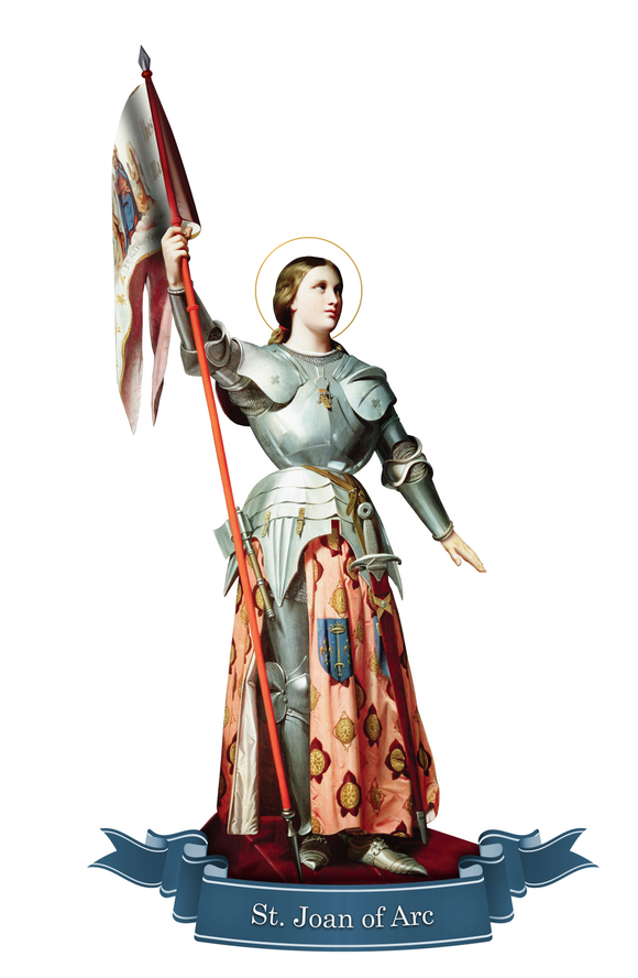 St. Joan of Arc Decal