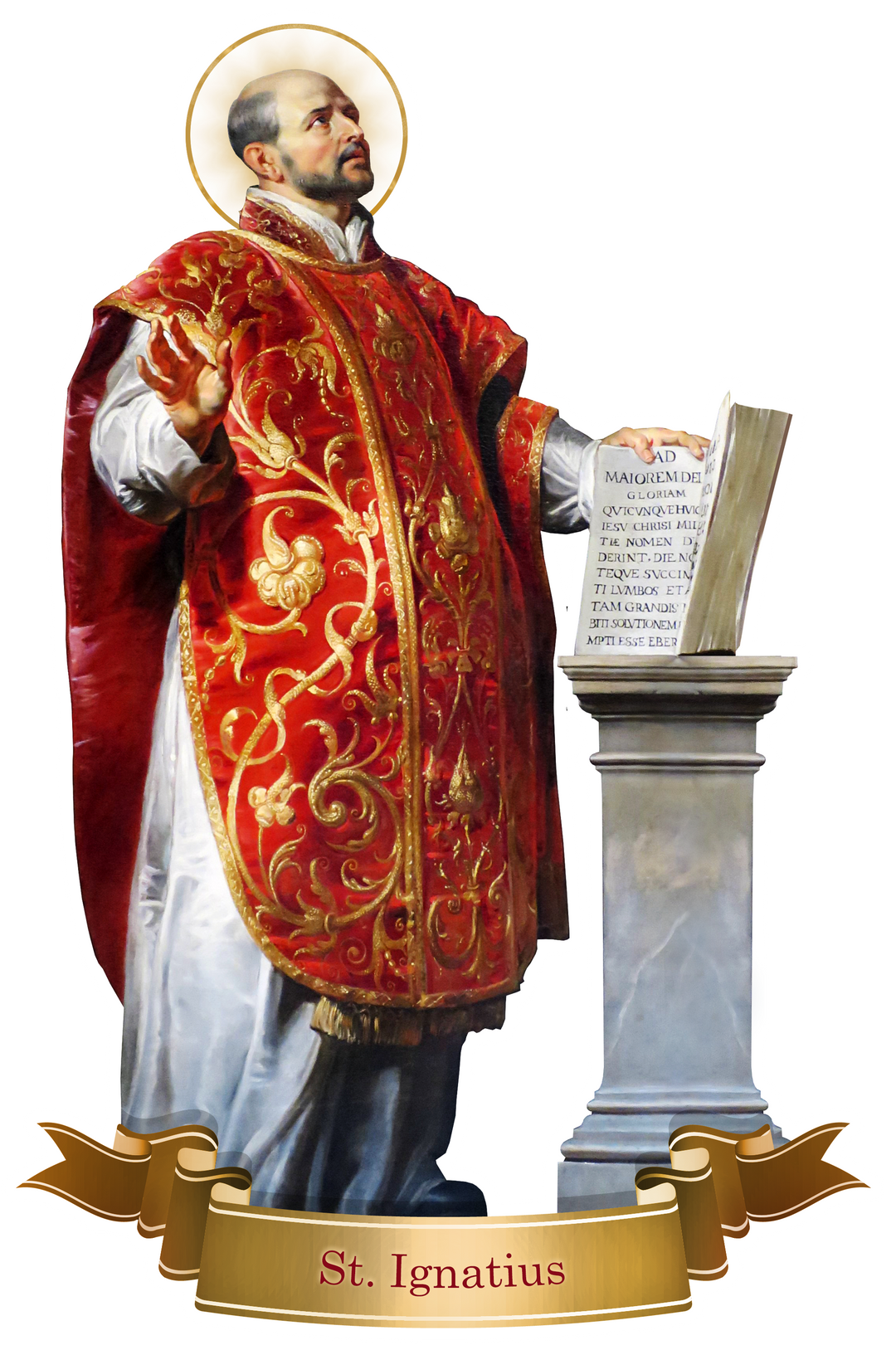 St. Ignatius Decal Devout Decals