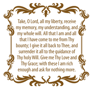 St. Ignatius Prayer Decal