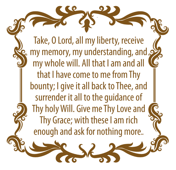 St. Ignatius Prayer Decal