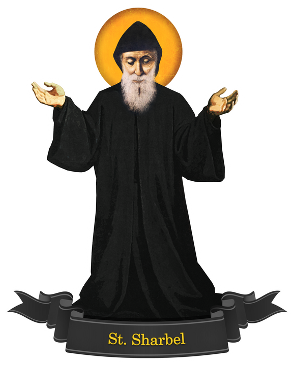 St. Sharbel Decal