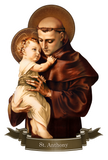 St. Anthony of Padua Decal